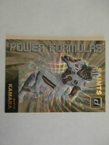 2019 Donruss Power Formulas #PF-8 Alvin Kamara