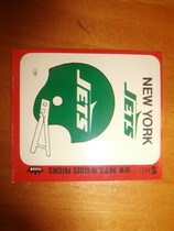1979 Fleer Team Action Stickers #37H New York Jets