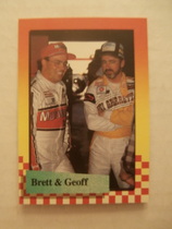 1989 Maxx Base Set #202 Brett Bodine|Geoff Bodine