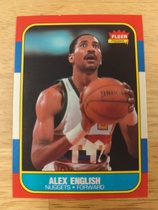 1986 Fleer Base Set #30 Alex English