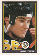 1991 O-Pee-Chee OPC Base Set #153 Mario Lemieux