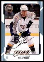 2008 Upper Deck MVP #165 Shea Weber
