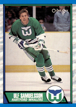 1989 O-Pee-Chee OPC Base Set #210 Ulf Samuelsson