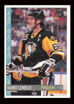 1992 O-Pee-Chee OPC Base Set #138 Mario Lemieux