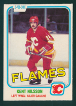 1981 O-Pee-Chee OPC Base Set #34 Kent Nilsson