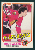 1981 O-Pee-Chee OPC Base Set #66 Doug Wilson