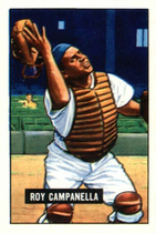 1986 Card Collectors Company 1951 Bowman Reprint #31 Roy Campanella