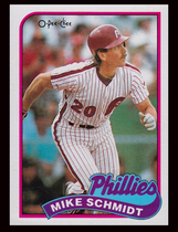 1989 O-Pee-Chee OPC Base Set #100 Mike Schmidt