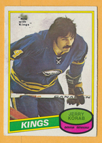 1980 O-Pee-Chee OPC Base Set #300 Jerry Korab