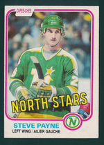 1981 O-Pee-Chee OPC Base Set #166 Steve Payne