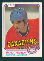 1981 O-Pee-Chee OPC Base Set #192 Mario Tremblay