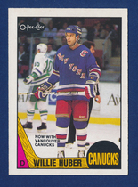1987 O-Pee-Chee OPC Base Set #93 Willie Huber