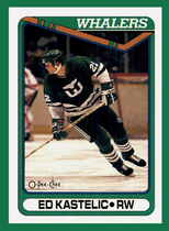 1990 O-Pee-Chee OPC Base Set #404 Ed Kastelic