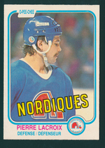 1981 O-Pee-Chee OPC Base Set #278 Pierre Lacroix