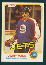 1981 O-Pee-Chee OPC Base Set #372 Jimmy Mann