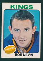 1975 O-Pee-Chee OPC NHL #123 Bob Nevin