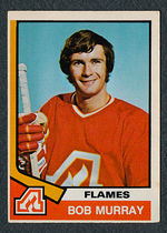 1974 O-Pee-Chee OPC NHL #336 Bob Murray