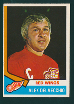 1974 O-Pee-Chee OPC NHL #222 Alex Delvecchio