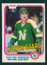 1981 O-Pee-Chee OPC Base Set #158 Kent E. Andersson