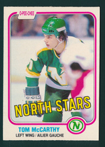 1981 O-Pee-Chee OPC Base Set #164 Tom McCarthy