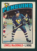 1976 O-Pee-Chee OPC NHL #33 Lowell MacDonald