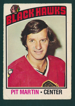 1976 O-Pee-Chee OPC NHL #76 Pit Martin