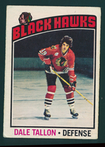 1976 O-Pee-Chee OPC NHL #89 Dale Tallon