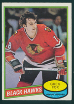 1980 O-Pee-Chee OPC Base Set #268 Greg Fox