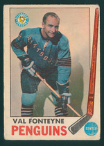 1969 O-Pee-Chee OPC Base Set #119 Val Fonteyne