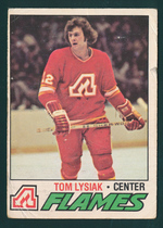 1977 O-Pee-Chee OPC Base Set #127 Tom Lysiak