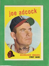 1959 Topps Base Set #315 Joe Adcock