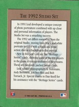 1992 Studio Base Set #264 History Card