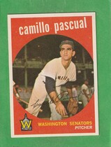 1959 Topps Base Set #413 Camillo Pascual
