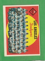 1959 Topps Base Set #457 Dodgers Checklist