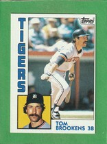 1984 Topps Base Set #14 Tom Brookens