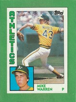 1984 Topps Base Set #338 Mike Warren
