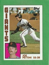 1984 Topps Base Set #449 Joe Pettini
