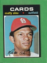 1971 Topps Base Set #720 Matty Alou