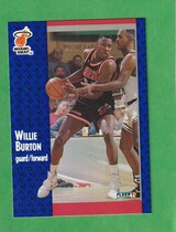 1991 Fleer Base Set #105 Willie Burton