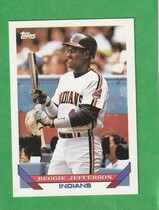 1993 Topps Base Set #496 Reggie Jefferson
