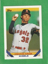 1993 Topps Base Set #499 Chuck Crim