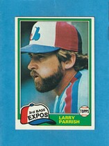 1981 Topps Base Set #15 Larry Parrish