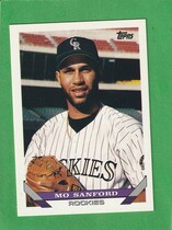1993 Topps Base Set #634 Mo Sanford