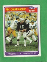 1981 Topps Base Set #493 1980 AFC Champions