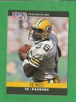 1990 Pro Set Base Set #115 Ed West