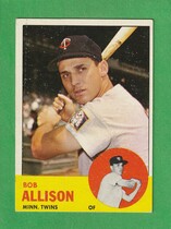 1963 Topps Base Set #75 Bob Allison