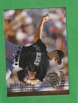 1994 Ultra Base Set #477 John Burke