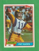 1981 Topps Base Set #445 Pat Haden