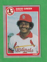 1985 Fleer Base Set #224 David Green