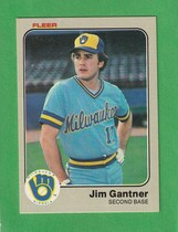 1983 Fleer Base Set #34 Jim Gantner